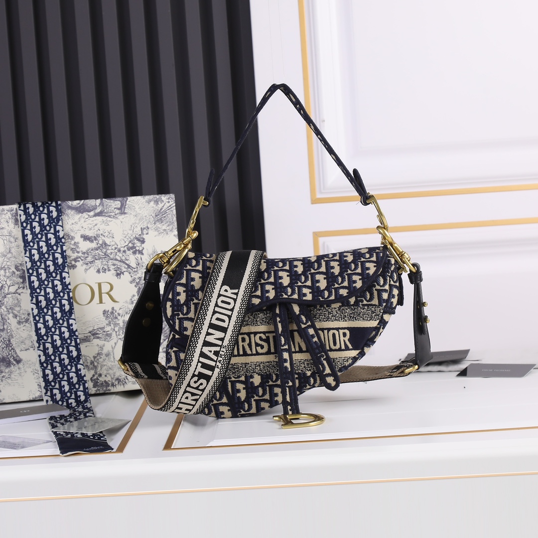 Saddle Bag Blue print CD-5501 XB032 25.5cm 02