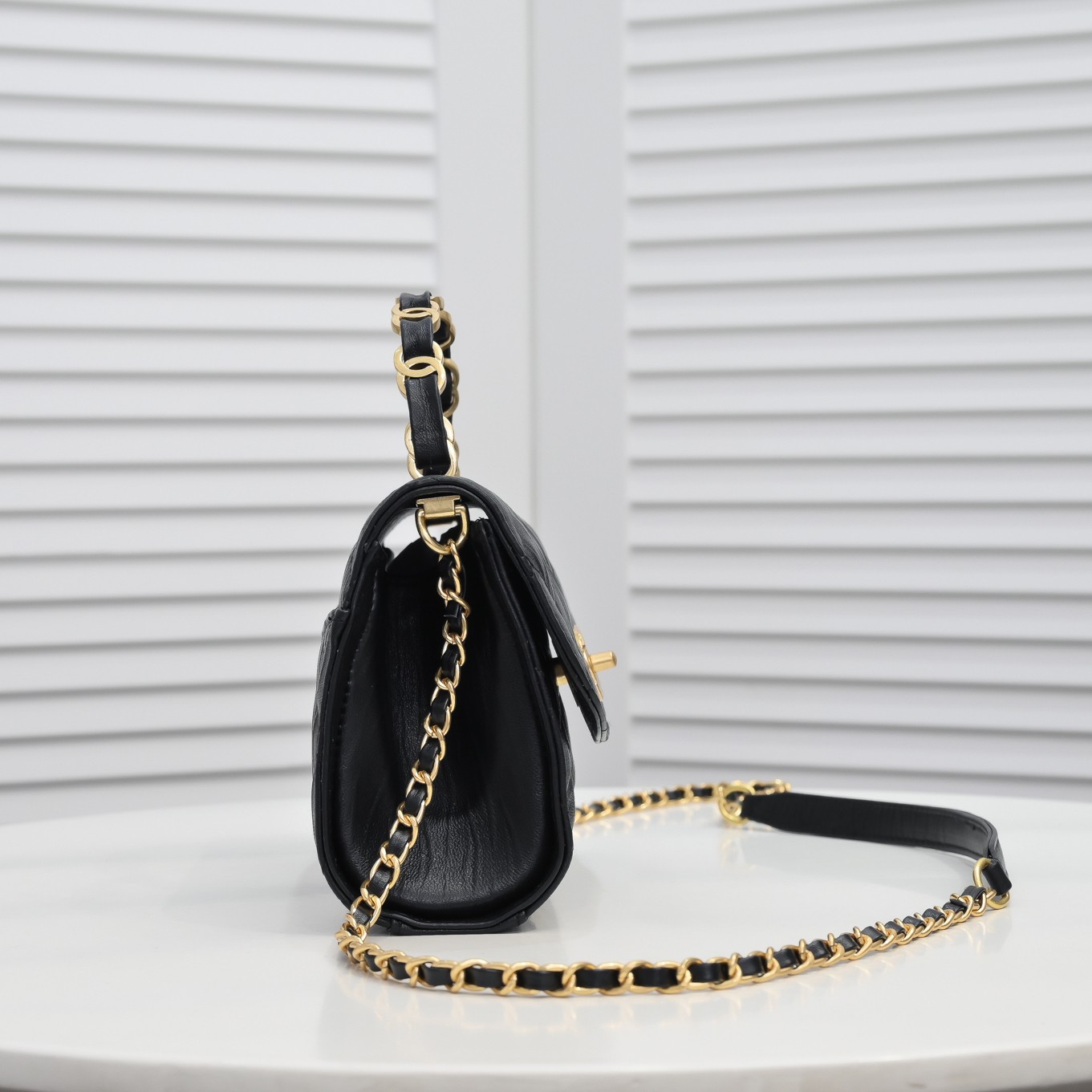 Chanel Handle Double C  Shoulder Bag Handbag