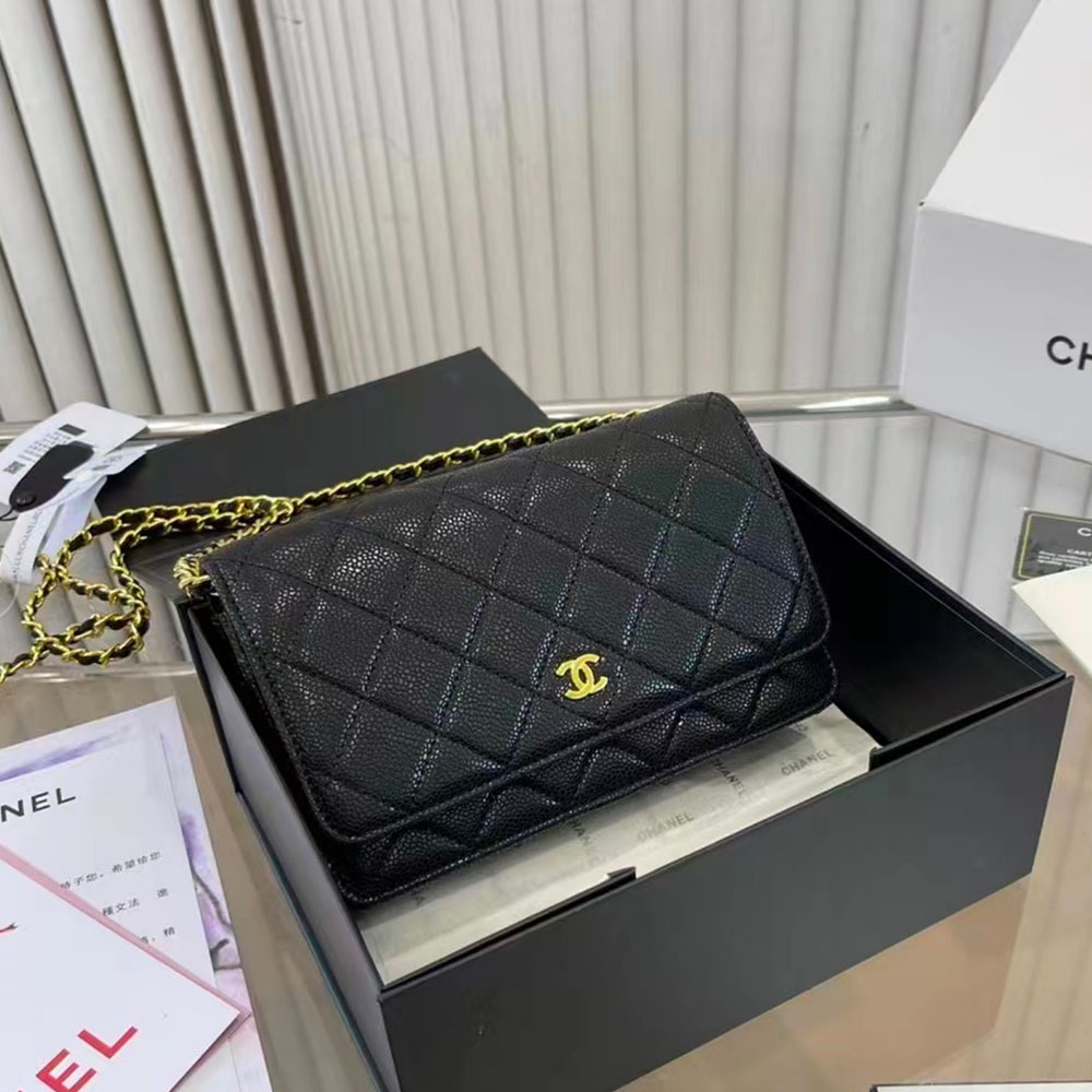 Chanel  WOC Quilted Caviar Shoulder Bag (Replica)