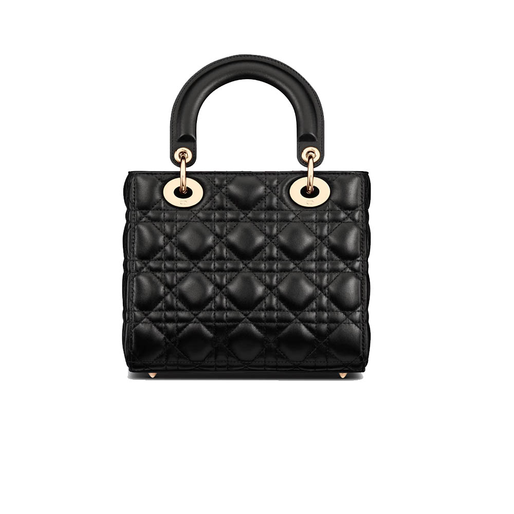 DIOR Small Lady Dior Bag-Lambskin Leather Shoulder Bag(Replica)
