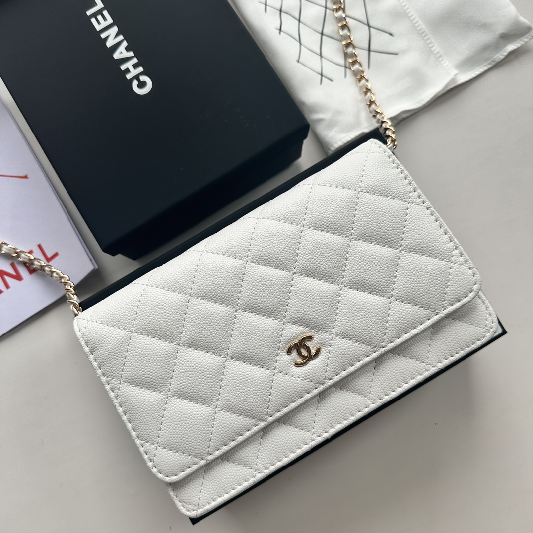 Chanel Chain Purse caviar 33814 LM051 20cm