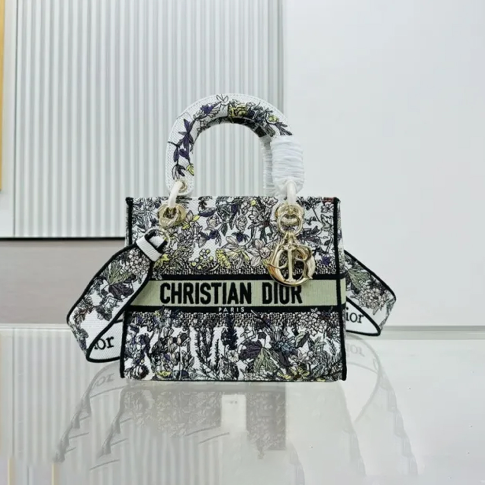 10A + top quality Dior Medium Lady D-Lite Bag 9920 LM003 24cm