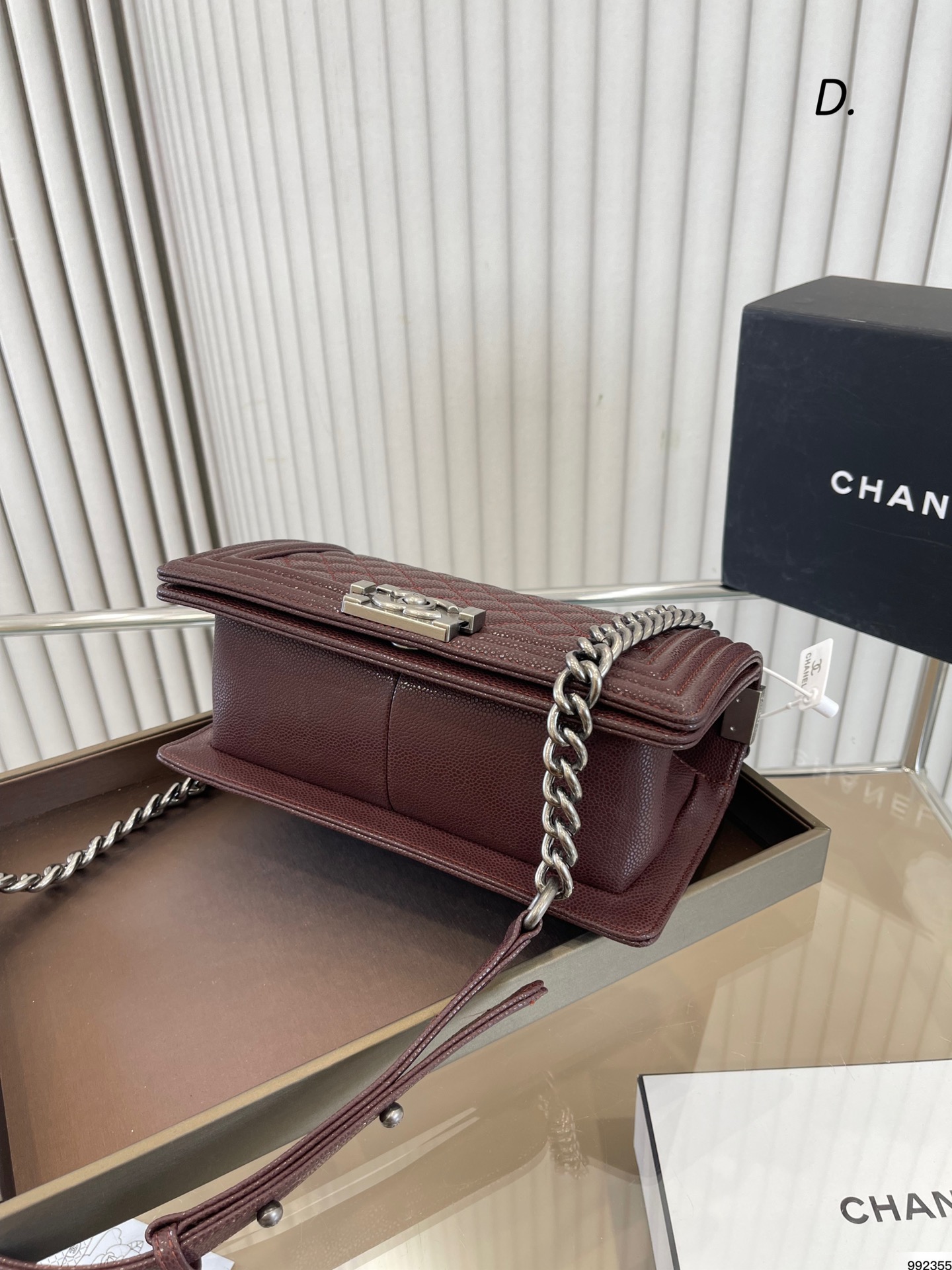 Chanel Leboy Bag caviar leather 007 DB071 25cm