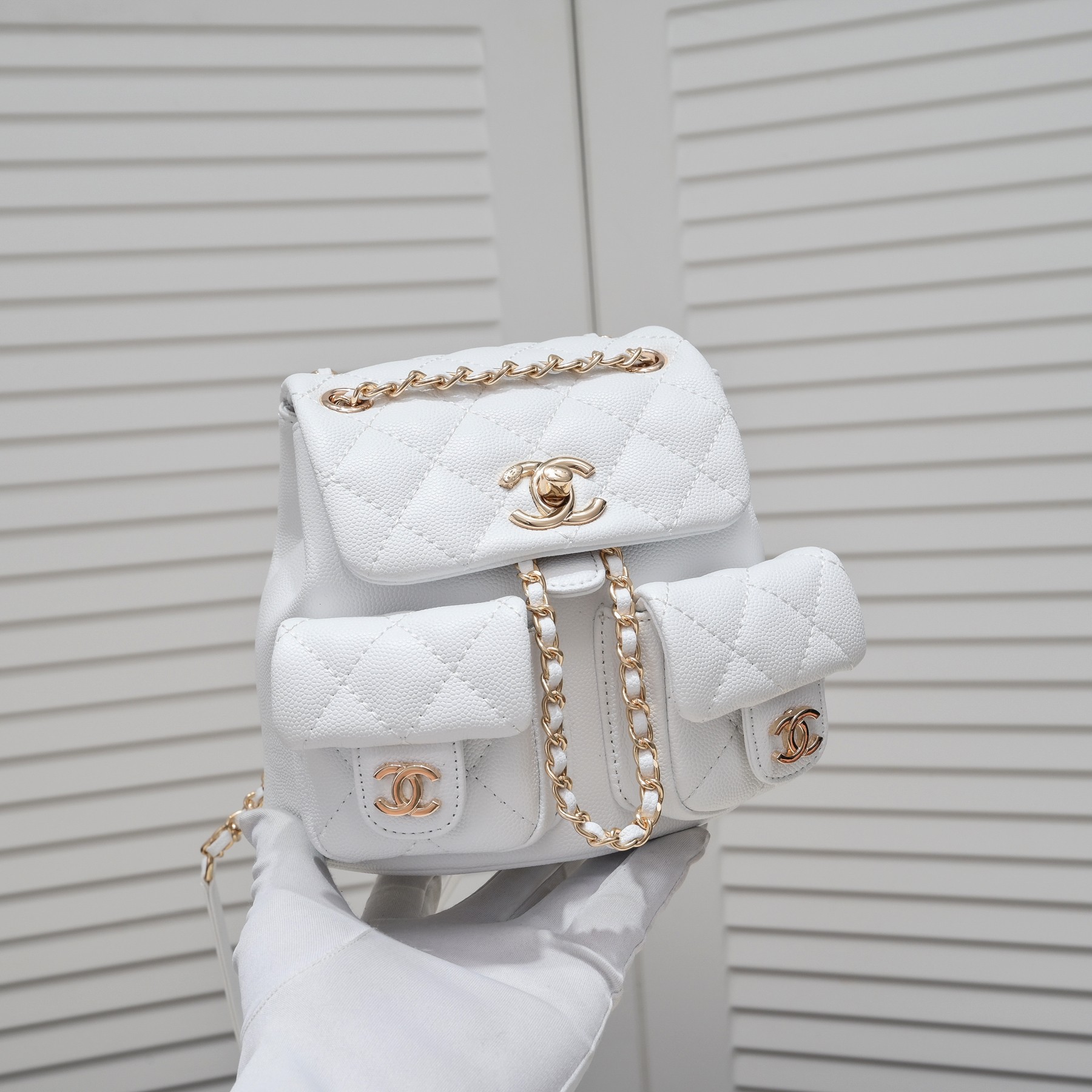 Chanel 23k Small backpack Backpack Bag Handbag