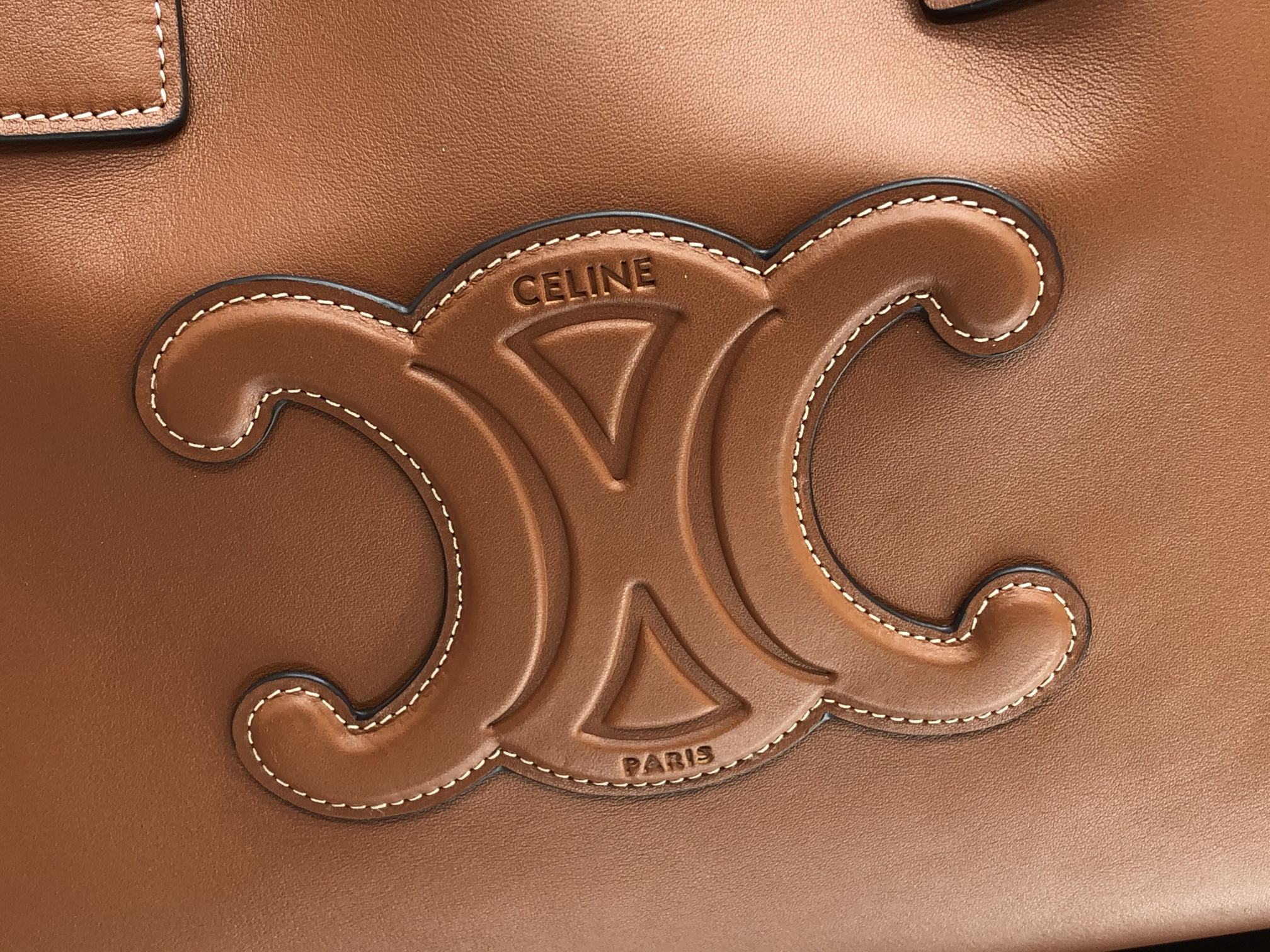 CABAS TRIOMPHE Bag Brown 012118 LM061 44cm