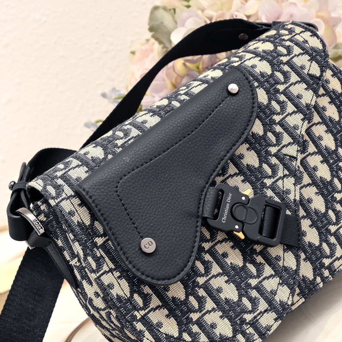 Dior Saddle Messenger Bag Oblique Shoulder Bag Handbag