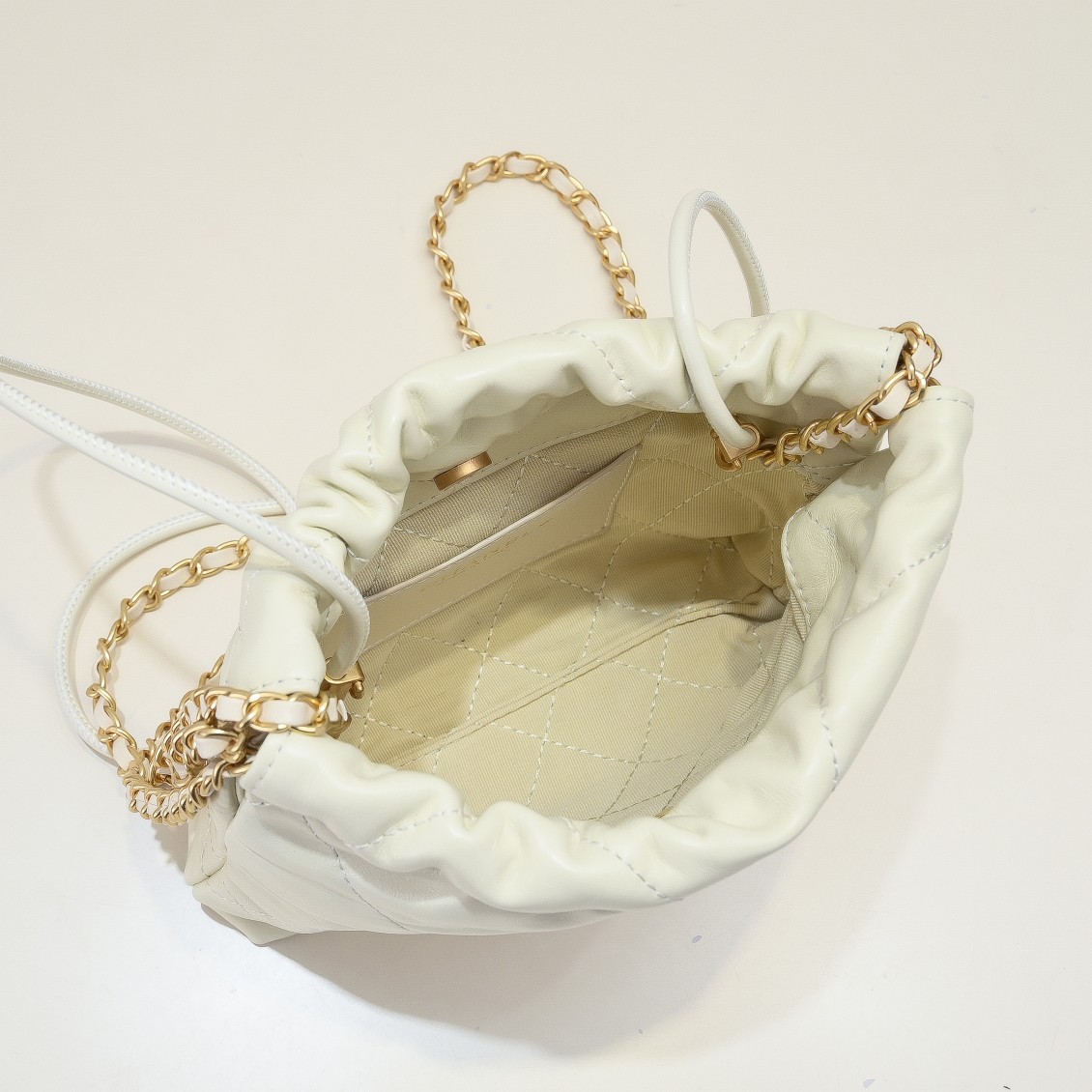 Chanel 22 Trash Bag Golden Hardware Mini Shoulder Bag Handbag