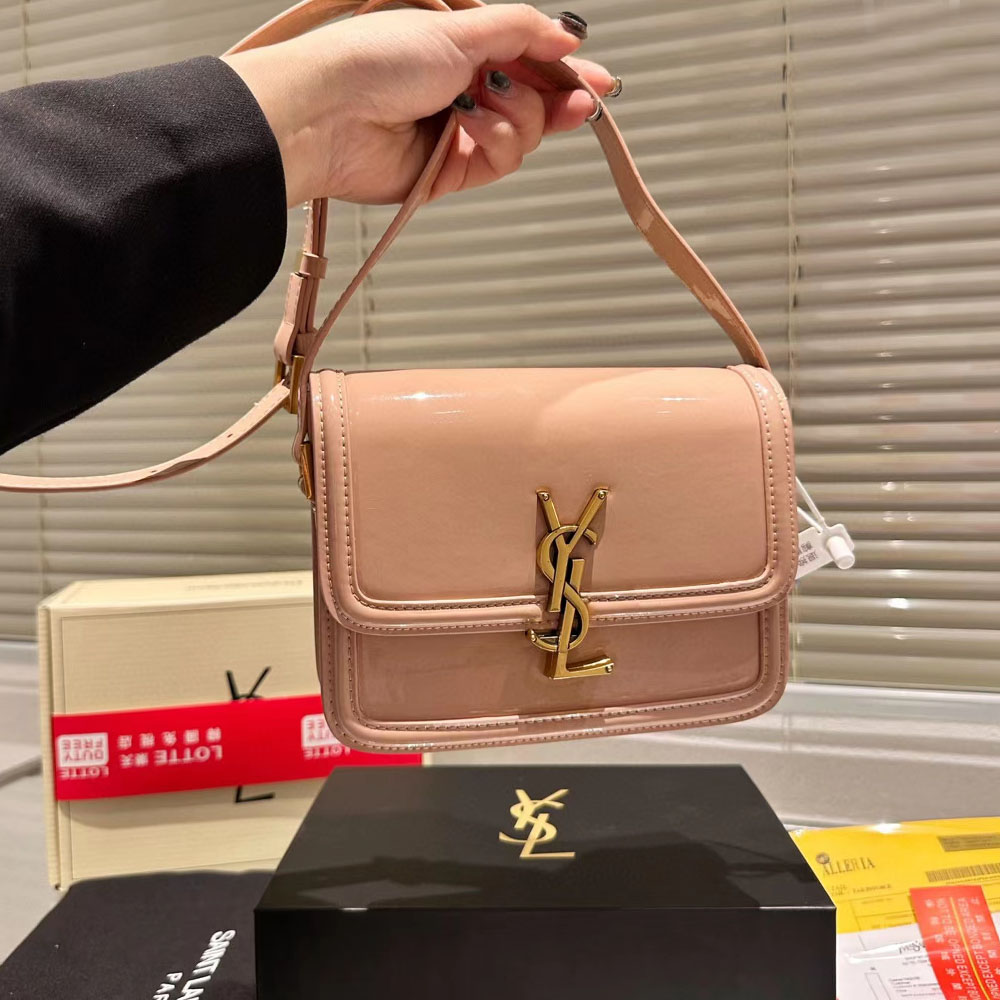 Saint Laurent YSL SOFLERINO Box Glossy Shoulder Bag (Replica)