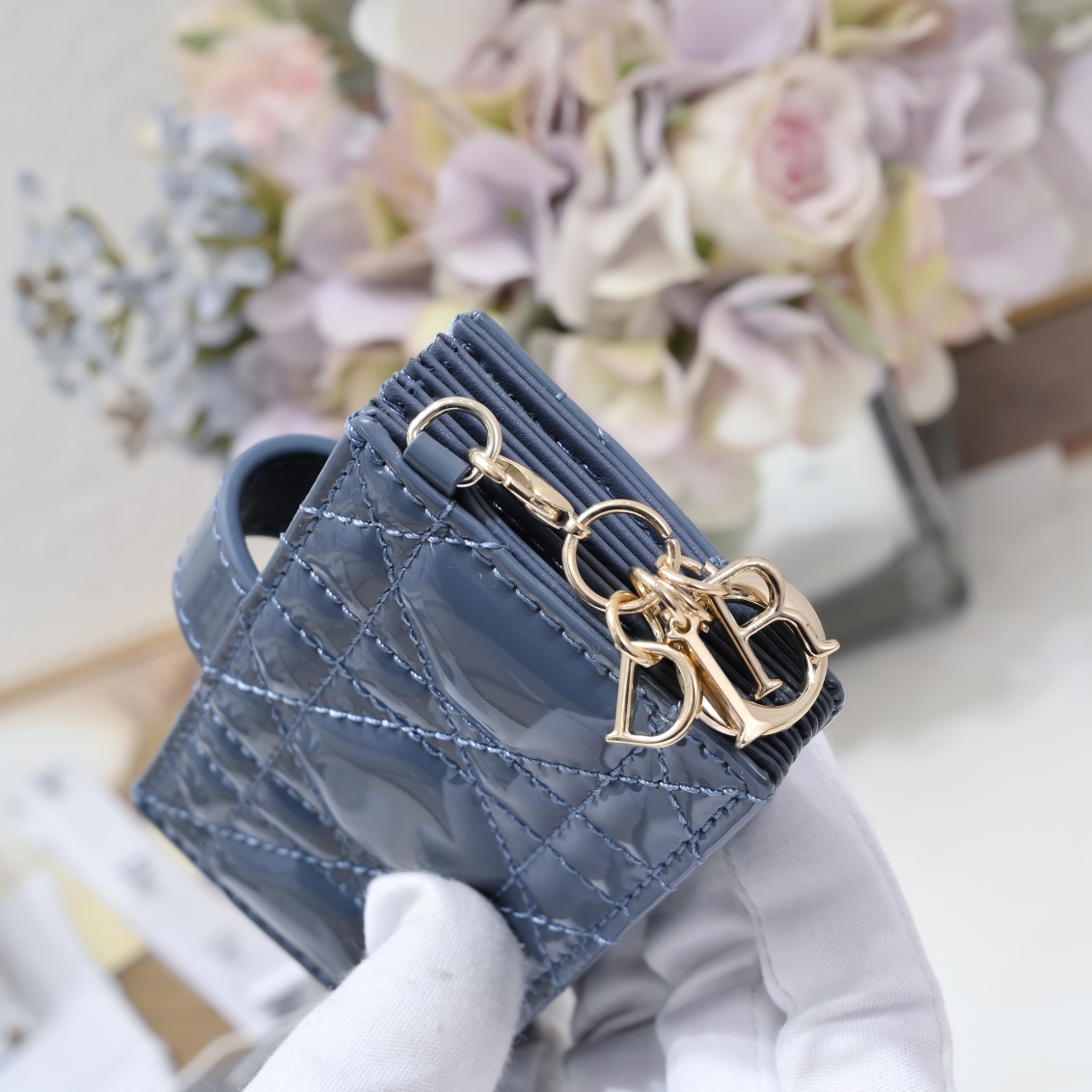 Lady Dior 5-Gusset Card Holder 10A+ top quality S0178 LM091 10.4cm