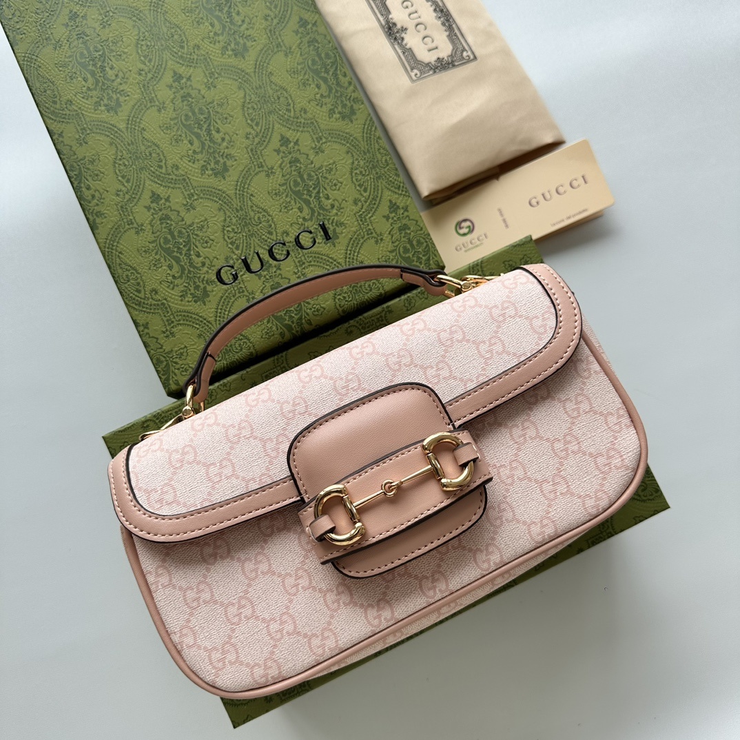 Gucci Horsebit Small Top Handle Bag 815206