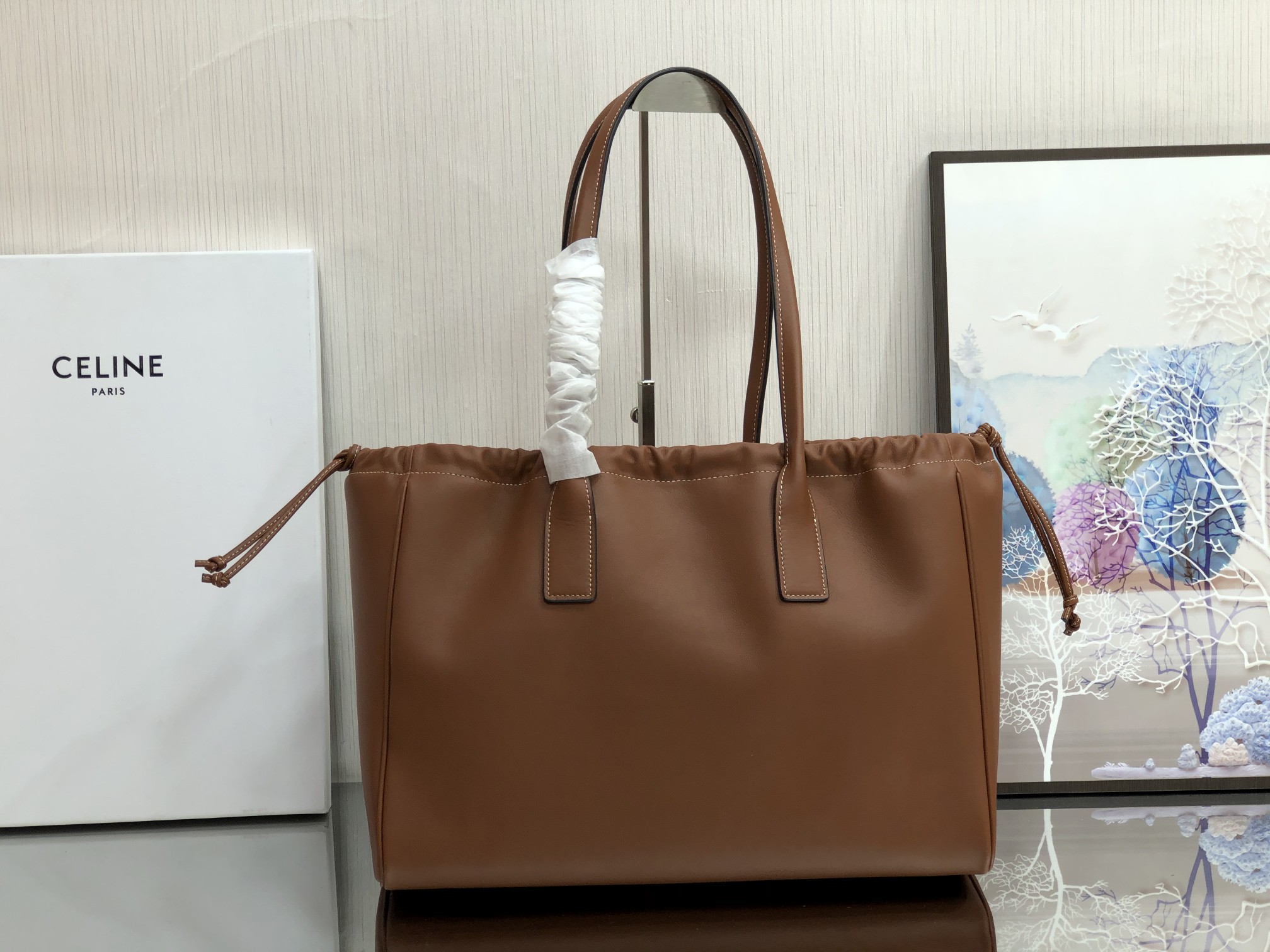 CABAS TRIOMPHE Bag Brown 012118 LM061 44cm