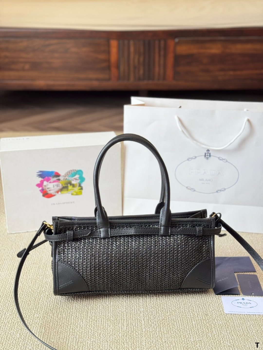 Prada Soft lux Tote 016 DB581591 30-38cm