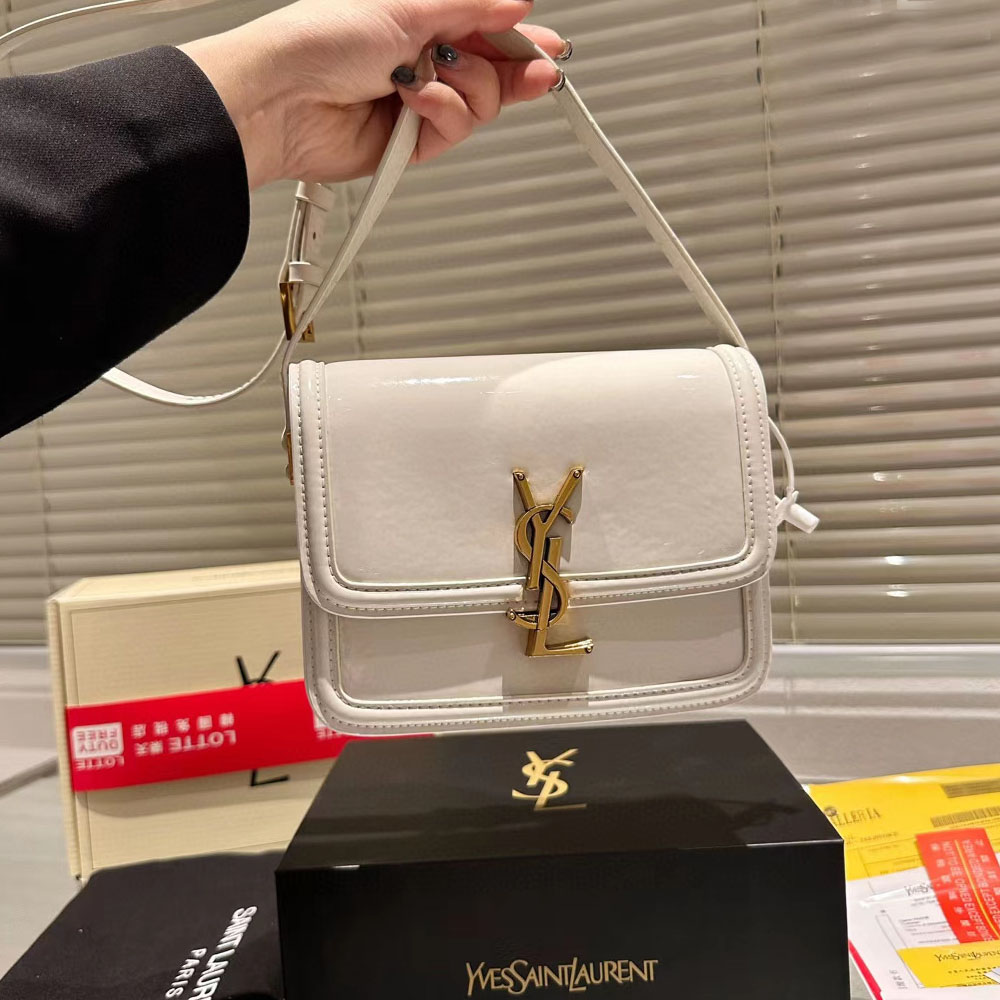 Saint Laurent YSL SOFLERINO Box Glossy Shoulder Bag (Replica)