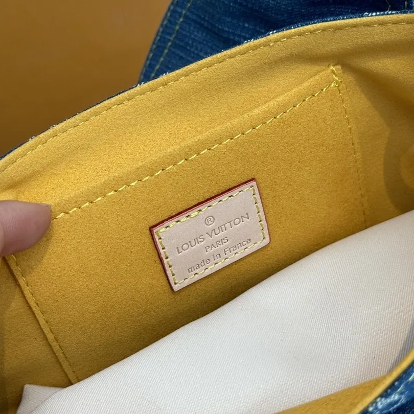 Louis Vuitton LV Denim Shoulder Bag Handbag (Replica)