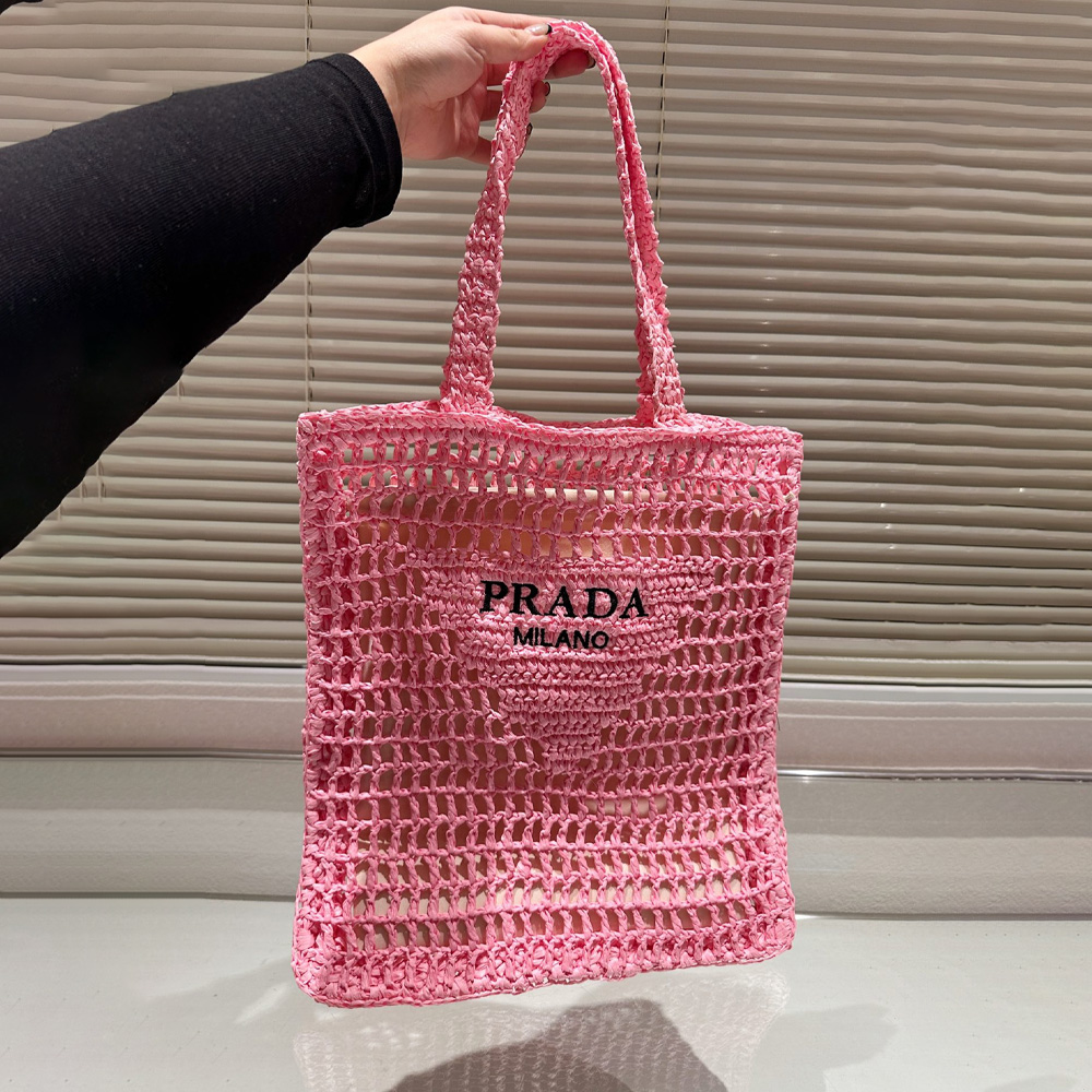 Prada Grass Woven Shoulder Bag Handbag（Replica）