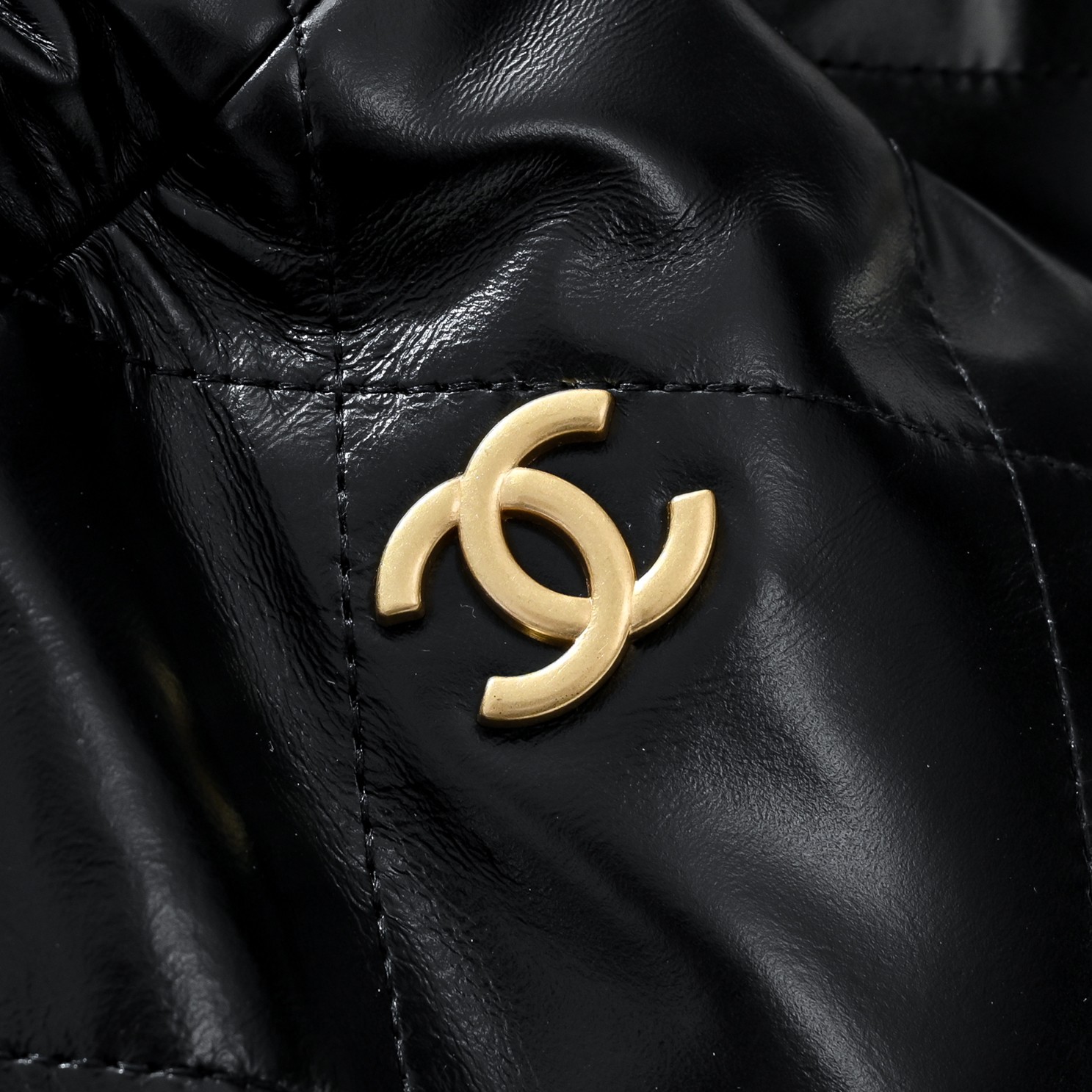 Chanel Drawstring Trash Bag Shoulder Bag Handbag