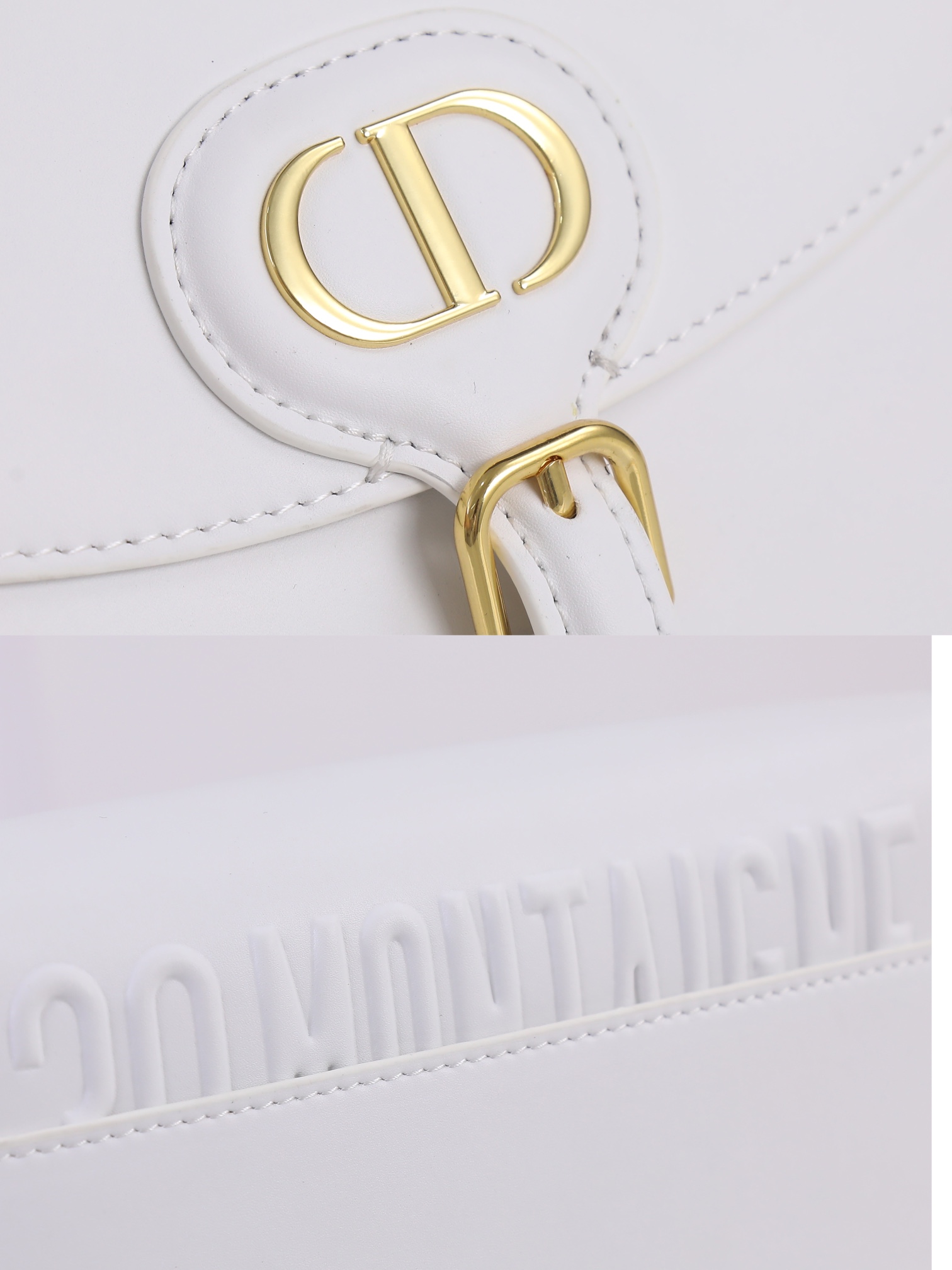 Medium Dior Bobby bag White CD-2011 XB081 22cm