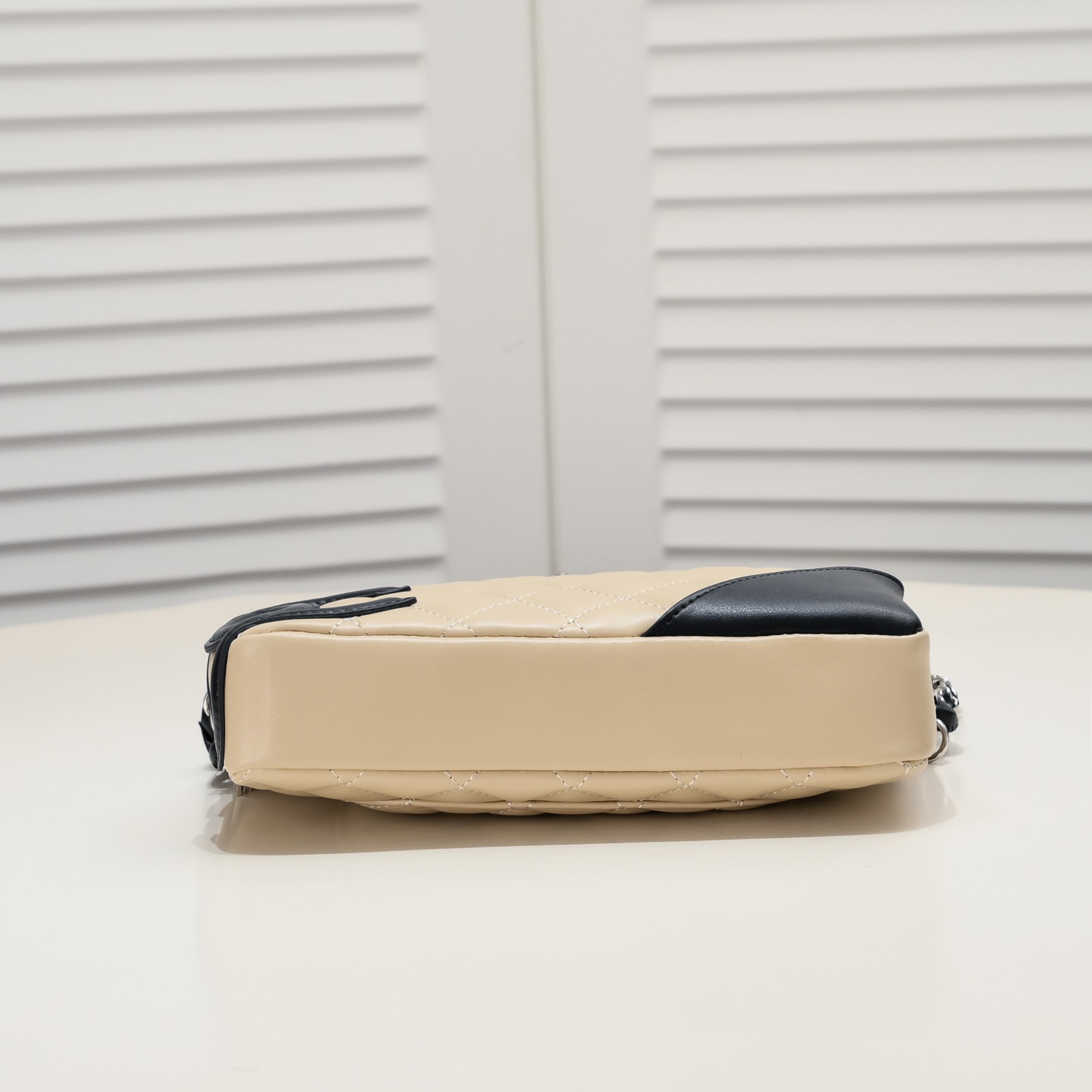 Chanel Ligne Cambon Bowling Bag Small Shoulder Bag Handbag