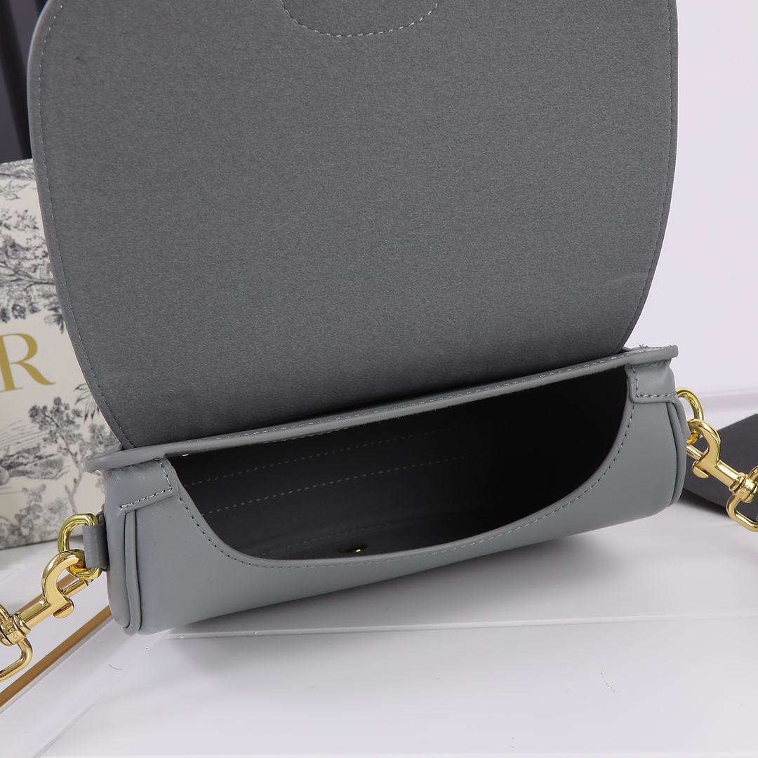 Medium Dior Bobby bag Grey CD-2011 XB081 22cm