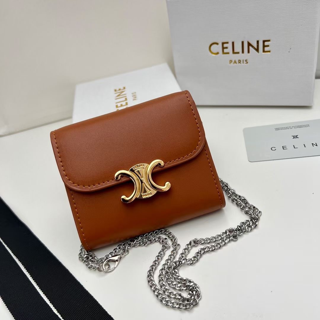 Celine TRIOMPHE Wallet 10783 LM57 11cm