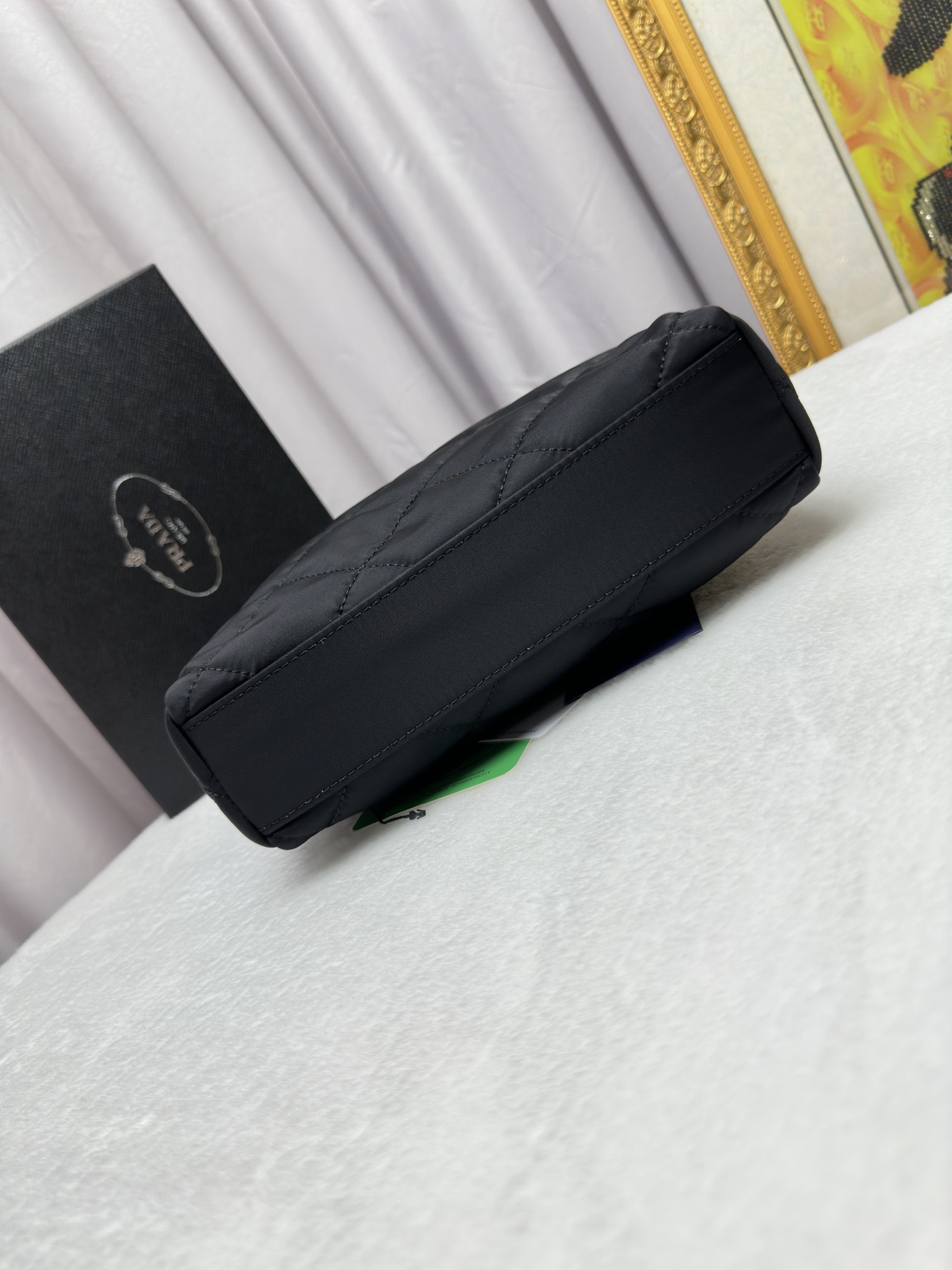 Prada Re-Nylon Tote Black 1BG468 22PJ051 25cm