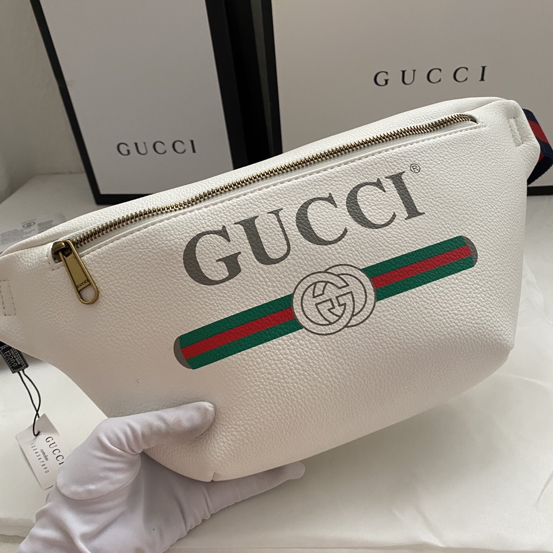 Gucci Leather Waist Bag Belt Bag (Replica)