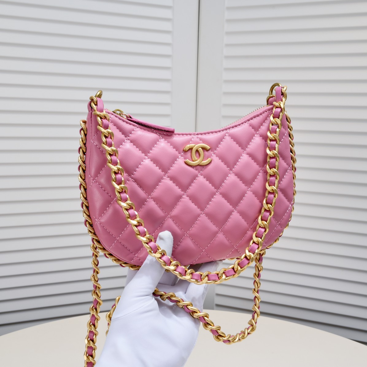 Chanel 23B Hobo Shoulder Bag Handbag