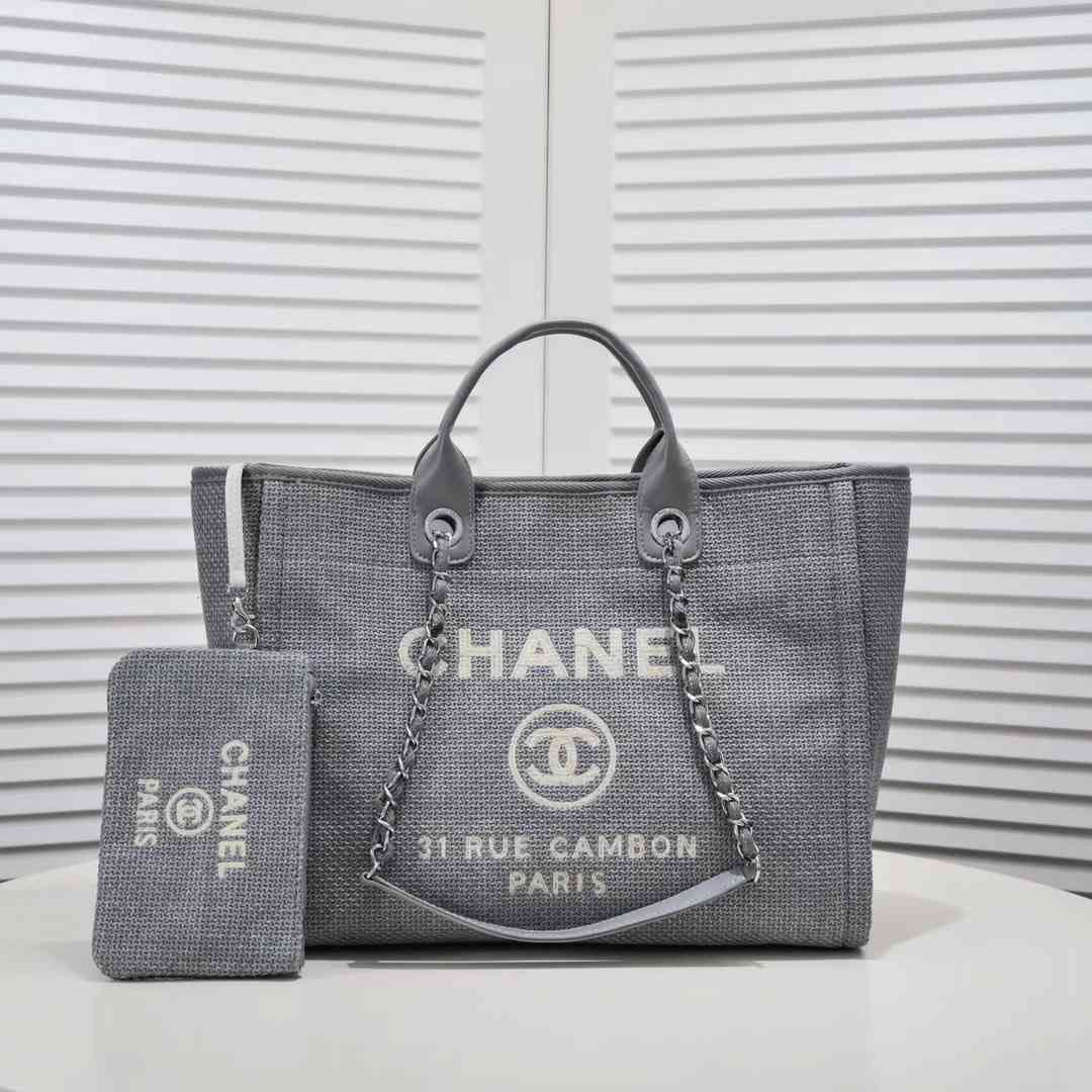 Chanel Tote Bag Canvas Totes Handbag (Replica)