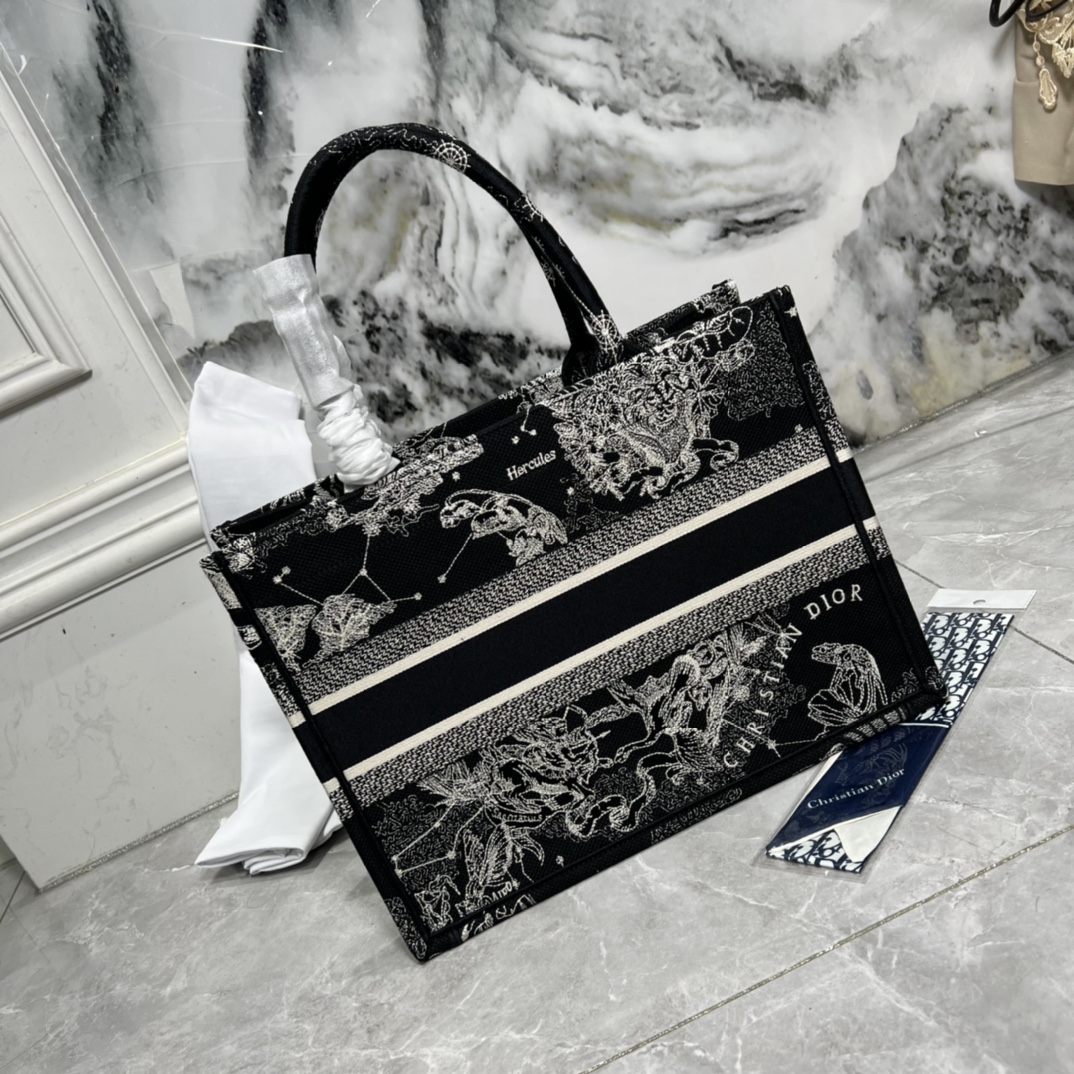 10A + top quality Medium Dior Book Tote 0175 XB022 36cm