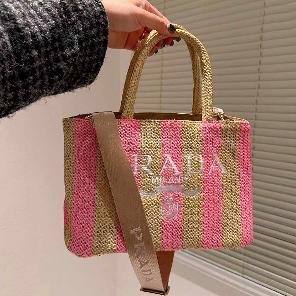 Prada Crochet Handbag Tote Bag（Replica）