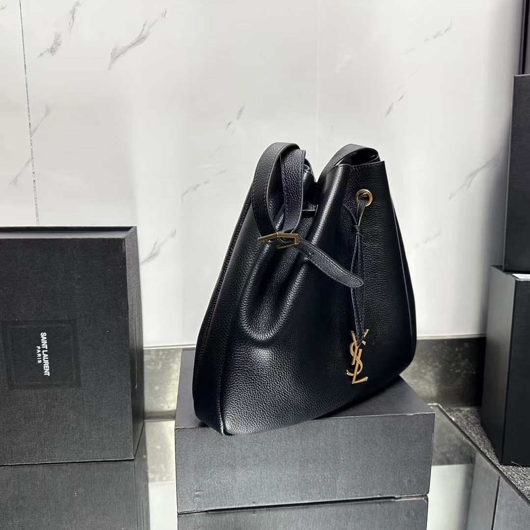 YSL Flat Shoulder Bag Hobo Bag 697941 LM071 33cm