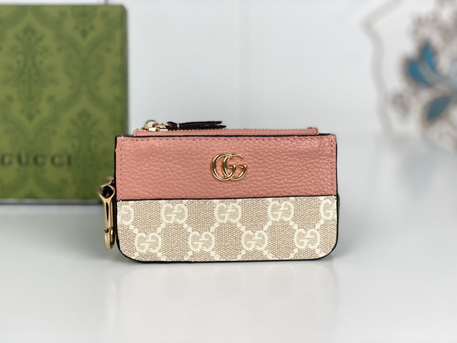 Gucci Zipper Card holder 701070 LM06 12.5cm