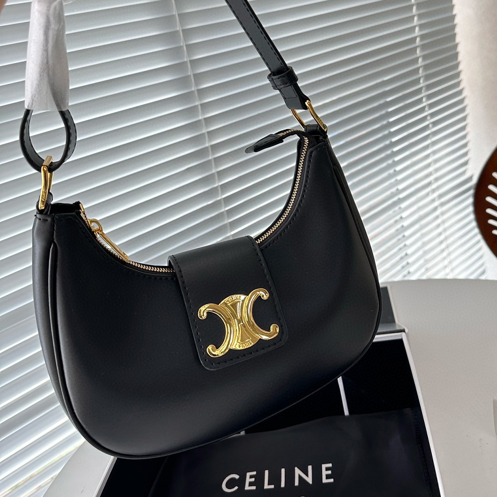 Celine Triomphe Canvas&Leather hand shoulder bag (Replica)