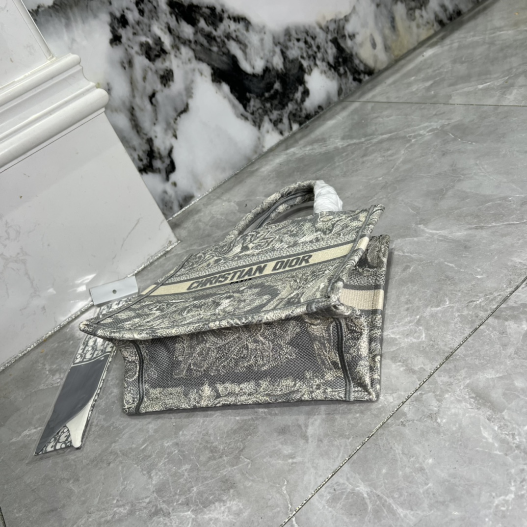 10A + top quality Small Dior Book Tote 0175 XB012 26cm