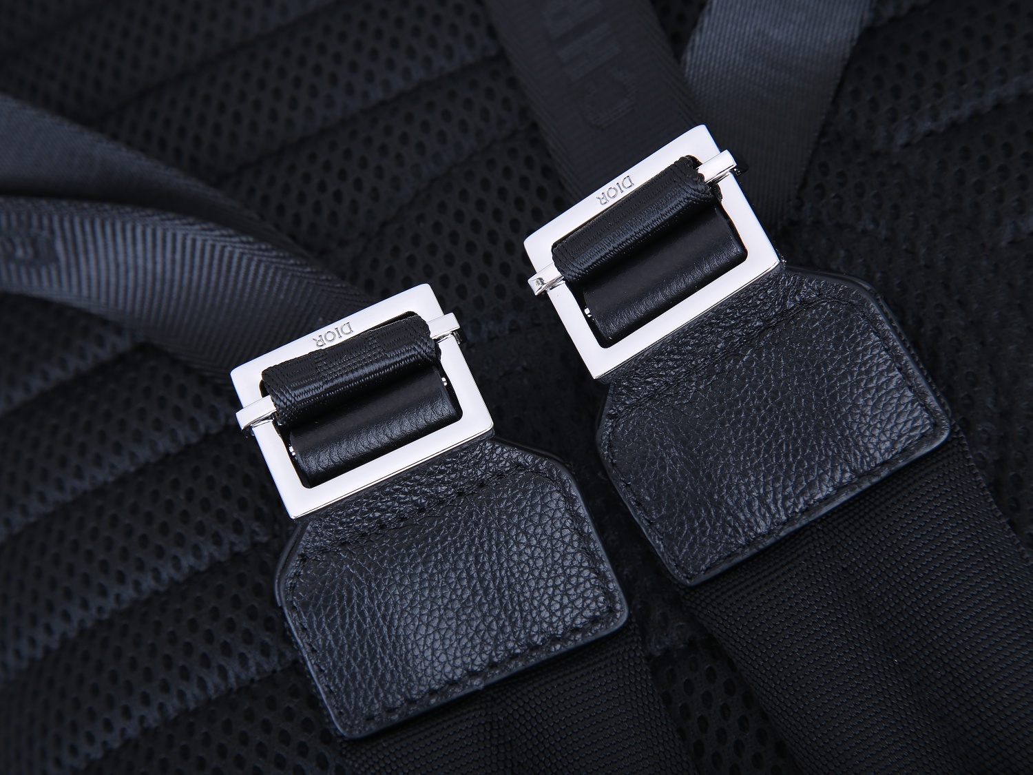 Large Rider Backpack Black print 6601 LM032 30cm