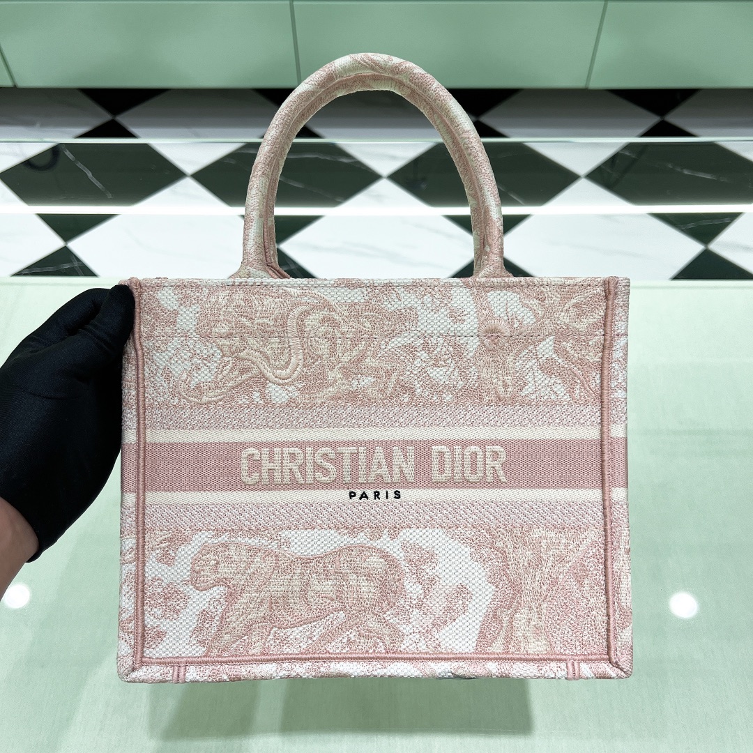 10A + top quality Small Dior Book Tote 1265 DLAM012 26.5cm