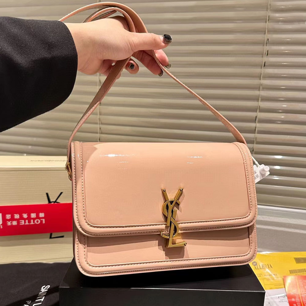 Saint Laurent YSL SOFLERINO Box Glossy Shoulder Bag (Replica)