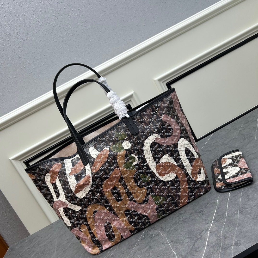 Goyard Saint Louis graffiti Tote handbag shoulder bag(Replica)