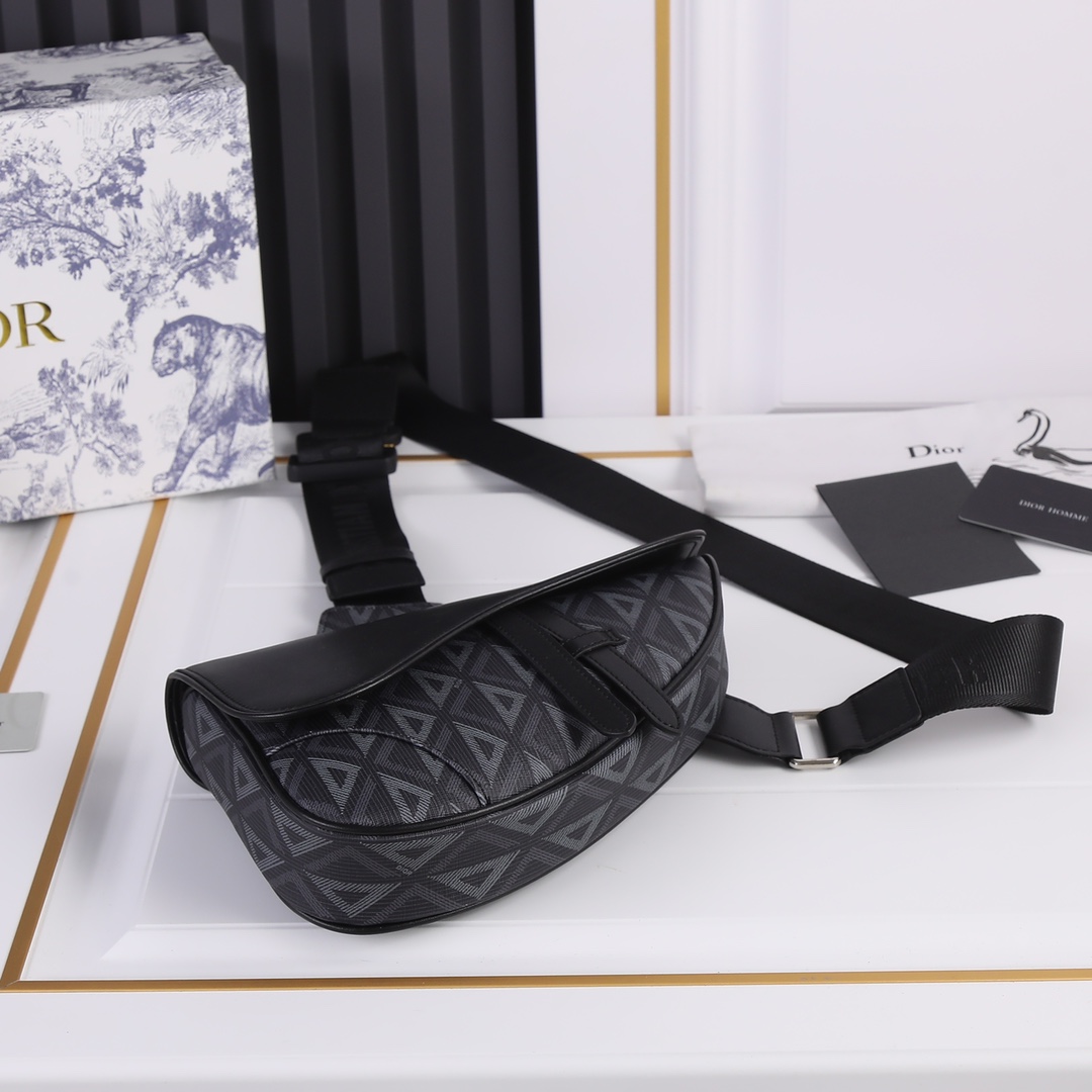 Saddle Bag Black CD-2222 XB002 28cm