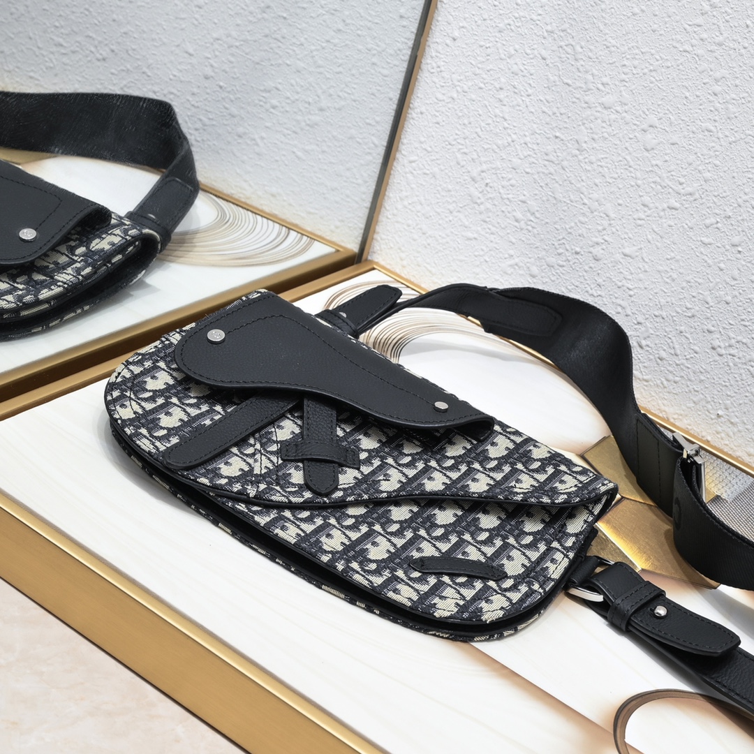 Saddle Bag Blue print 1088 LM581 23cm