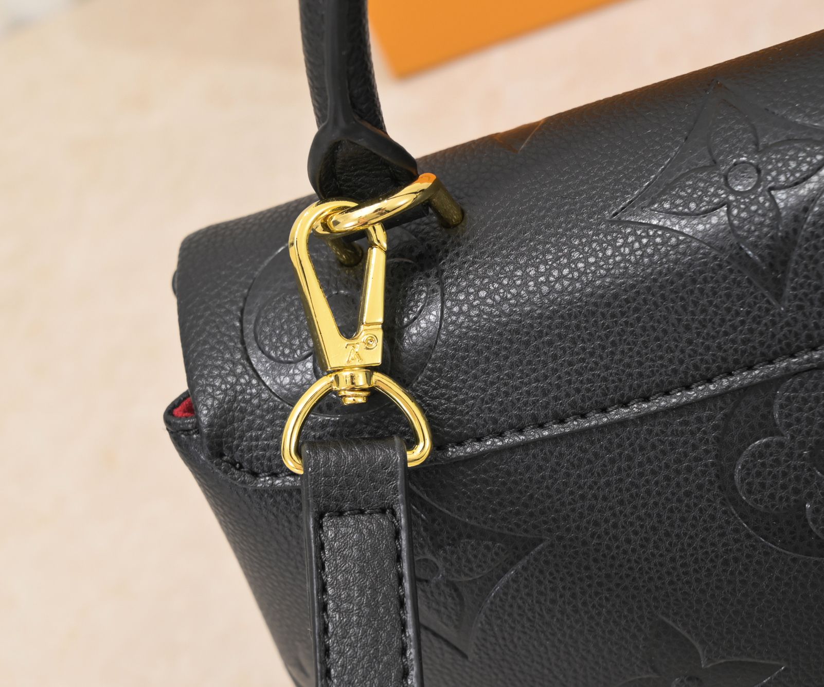 LV Madeleine Bag Black embossing M45976 XX061 24-30cm