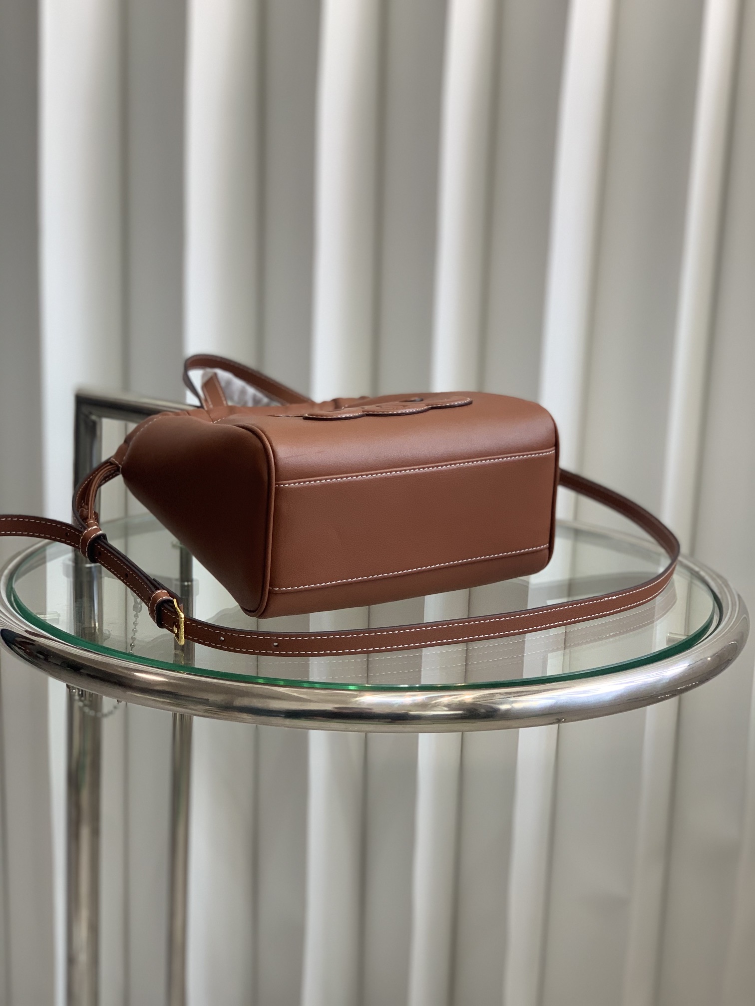 CABAS TRIOMPHE Small Bag Brown 111013 LM051 22cm