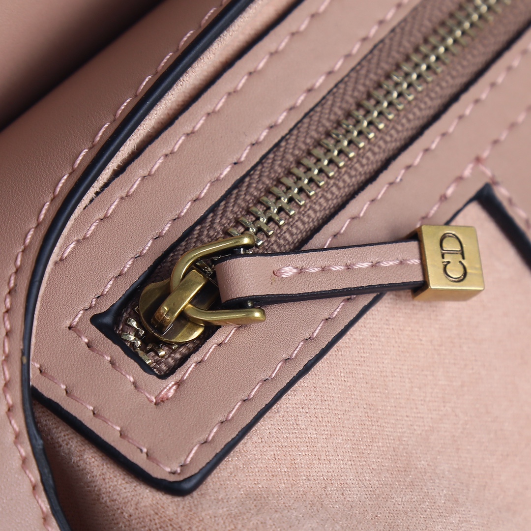 Saddle Bag Pink with weave strap 1033 XB012 25.5cm