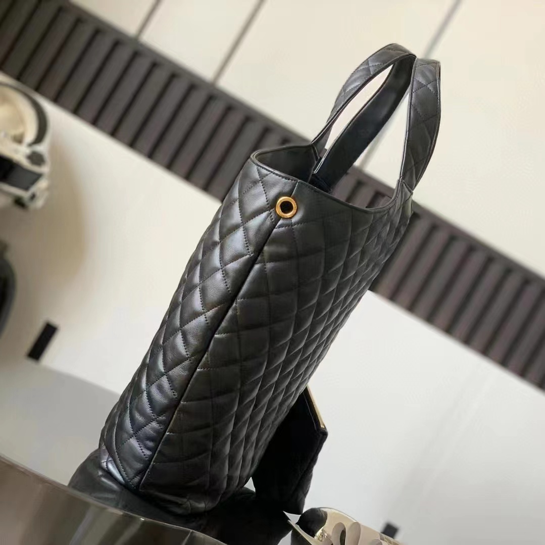 YSL ICARE MAXI SHOPPING BAG IN QUILTED LAMBSKIN
