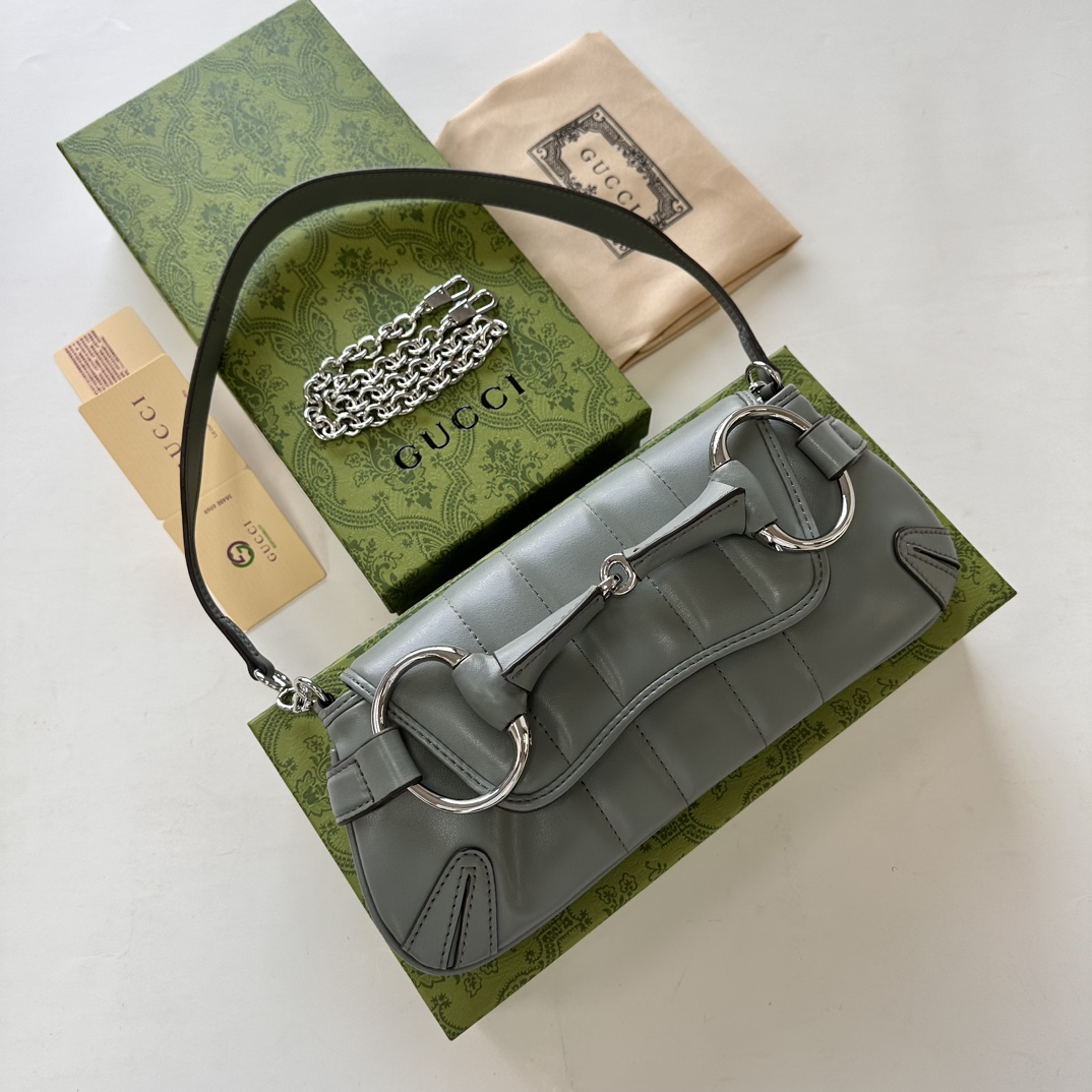 Gucci Horsebit Chain Bag 764339 LM521 27cm