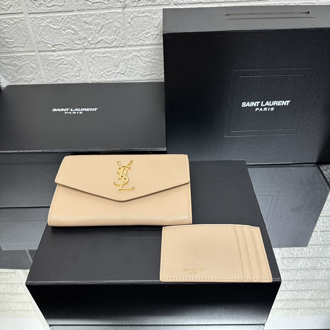 YSL Uptown Chain Wallet 607788 LM011 19cm