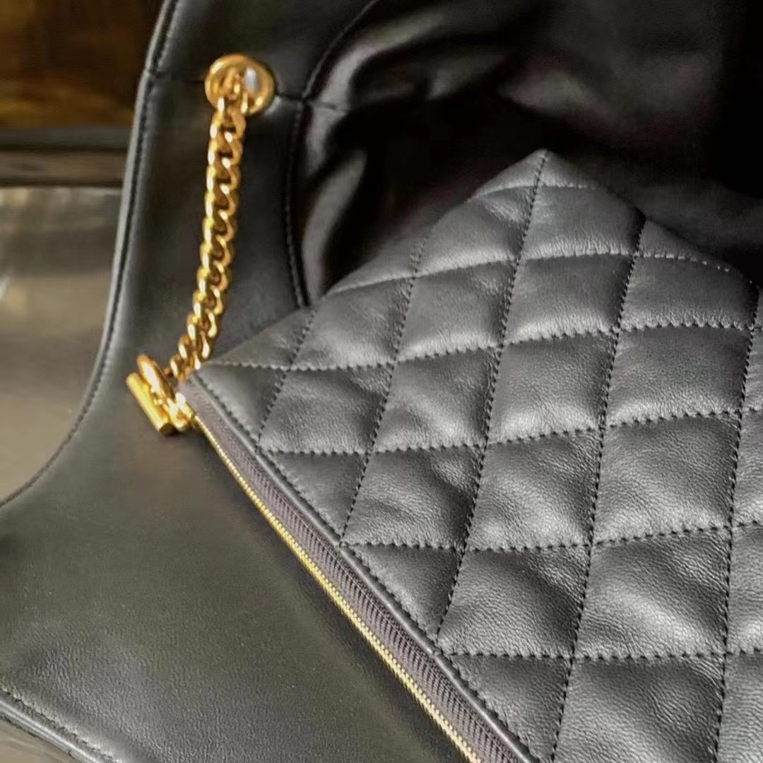 YSL ICARE MAXI SHOPPING BAG IN QUILTED LAMBSKIN