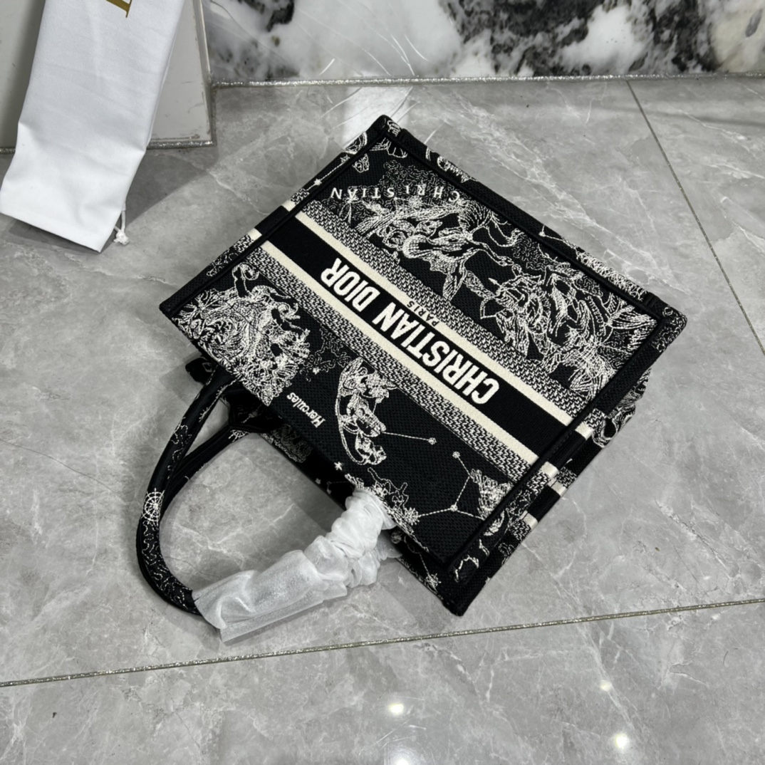 10A + top quality Small Dior Book Tote 0175 XB012 26cm