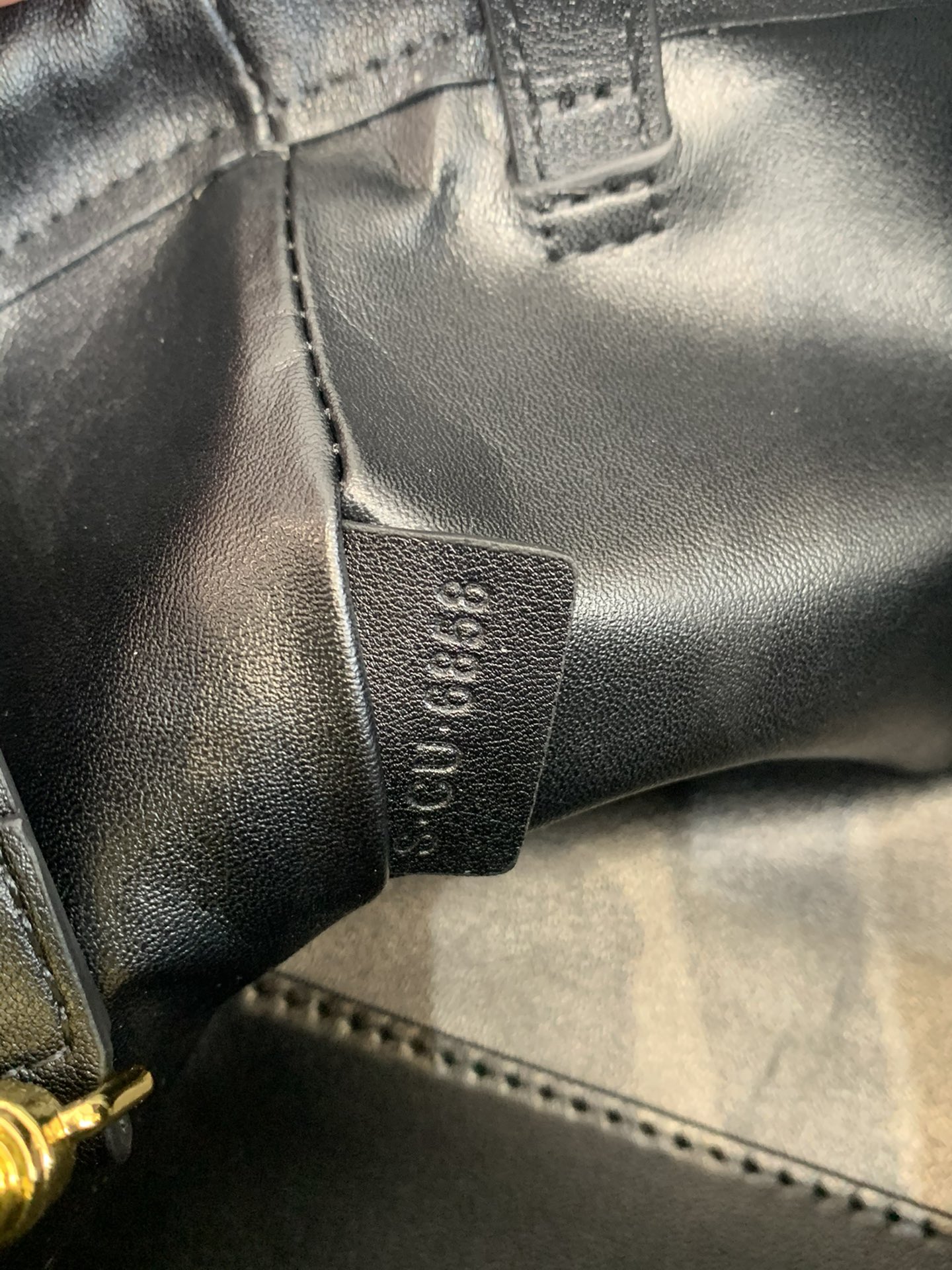 CABAS TRIOMPHE Small Bag Black 111013 LM051 22cm