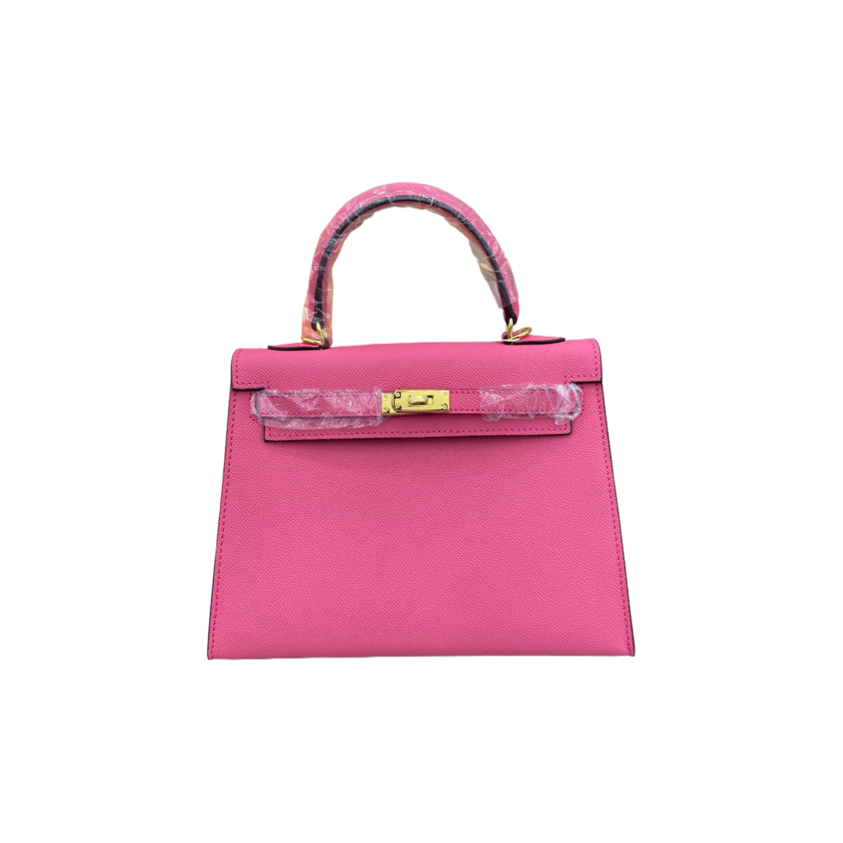Hermes 28cm Kelly Bag Togo Leather Handbag Pink